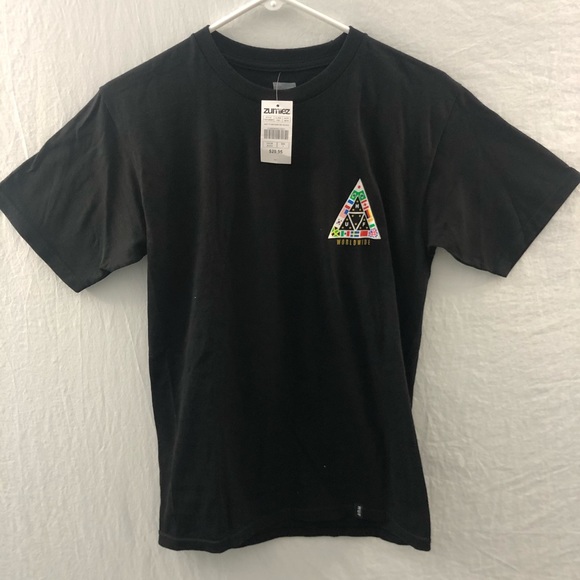 Zumiez Other - New HUF Worldwide International Black Tee Shirt